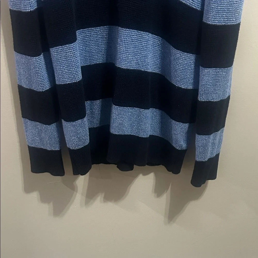 Banana Republic Men's Crewneck Sweater in Navy and Light Blue Stripes